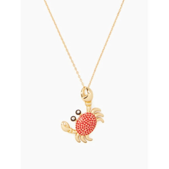 Kate Spade Necklace Shore Thing Crab New - Picture 1 of 4